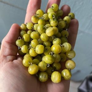Onyx / Alabaster Mexican Aztec Vintage Necklace